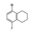 5-溴-8-氟-1,2,3,4-四氢萘结构式