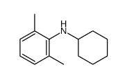 N-cyclohexyl-2,6-dimethylaniline结构式