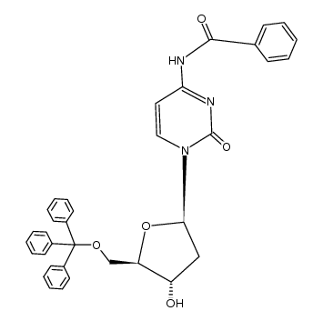 5'-Trt-N4-Bz-2'-dC structure