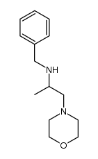 1-morpholino-2-(benzylamino)propane结构式