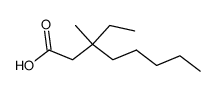 3-ethyl-3-methyl-octanoic acid Structure