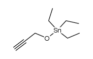 triethyl-prop-2-ynyloxy-stannane Structure