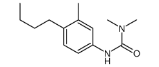 3-(4-butyl-3-methylphenyl)-1,1-dimethylurea Structure