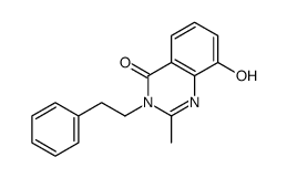 4(3H)-Quinazolinone,8-hydroxy-2-methyl-3-phenethyl- (6CI)结构式