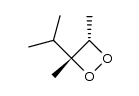 (3R,4S)-3-isopropyl-3,4-dimethyl-1,2-dioxetane Structure
