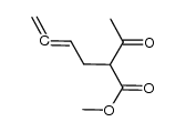 methyl 2-(2',3'-butadienyl)acetoacetate Structure