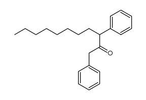 α-octylbenzyl benzyl ketone Structure