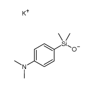 potassium (4-N,N-dimethylaminophenyl)dimethylsilanolate Structure
