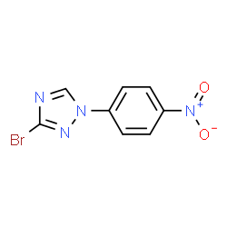 3-bromo-1-(4-nitrophenyl)-1h-1,2,4-triazole Structure