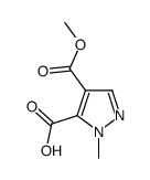 4-(Methoxycarbonyl)-1-Methyl-1H-pyrazole-5-carboxylic acid Structure