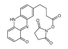 (2,5-dioxopyrrolidin-1-yl) 4-(9-oxo-5H-phenazin-2-yl)butanoate结构式