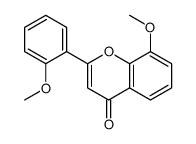 8-methoxy-2-(2-methoxyphenyl)chromen-4-one结构式