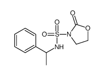 2-Oxo-N-(1-phenylethyl)-1,3-oxazolidine-3-sulfonamide结构式