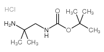 1-N-Boc-2-Methylpropane-1,2-diamine Structure