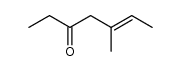 5-methyl-hept-5-en-3-one结构式