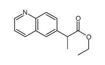 Ethyl 2-(quinolin-6-yl)propanoate Structure