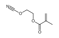 2-cyanatoethyl 2-methylprop-2-enoate结构式