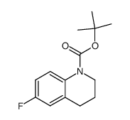 tert-butyl 6-fluoro-3,4-dihydroquinoline-1(2H)-carboxylate结构式