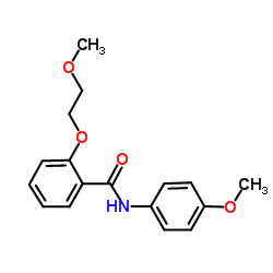2-(2-Methoxyethoxy)-N-(4-methoxyphenyl)benzamide结构式