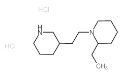 2-Ethyl-1-[2-(3-piperidinyl)ethyl]piperidine dihydrochloride结构式