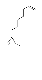 2-hept-6-enyl-3-penta-2,4-diynyloxirane Structure
