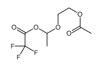 1-(2-acetyloxyethoxy)ethyl 2,2,2-trifluoroacetate结构式