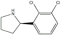 (2R)-2-(2,3-DICHLOROPHENYL)PYRROLIDINE结构式