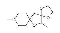 10,14-dimethyl-1,4,13-trioxa-10-azadispiro[4.1.57.25]tetradecane Structure