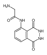 glycine-(1,4-dioxo-1,2,3,4-tetrahydro-phthalazin-5-ylamide)结构式