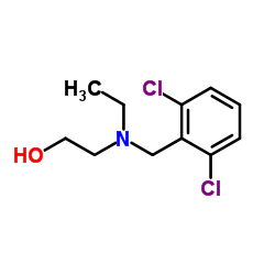 2-[(2,6-Dichlorobenzyl)(ethyl)amino]ethanol Structure
