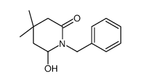 1-benzyl-6-hydroxy-4,4-dimethylpiperidin-2-one Structure