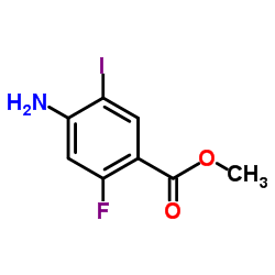 Methyl 4-amino-2-fluoro-5-iodobenzoate Structure