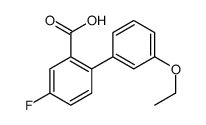 2-(3-ethoxyphenyl)-5-fluorobenzoic acid Structure