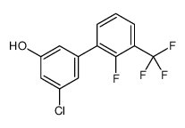 3-chloro-5-[2-fluoro-3-(trifluoromethyl)phenyl]phenol结构式