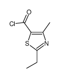 5-Thiazolecarbonylchloride,2-ethyl-4-methyl-(9CI) structure