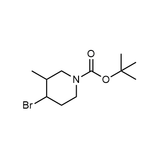 tert-Butyl 4-bromo-3-methylpiperidine-1-carboxylate Structure