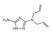 3-diallylamino-5-amino-1H-1,2,4-triazole Structure