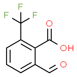 2-Formyl-6-(trifluoromethyl)benzoic acid Structure