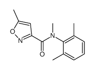 N-(2,6-dimethylphenyl)-N,5-dimethyl-1,2-oxazole-3-carboxamide结构式