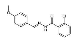 2-chloro-N'-(4-methoxybenzylidene)benzohydrazide结构式