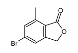 5-溴-7-甲基异苯并呋喃-1(3H)-酮结构式