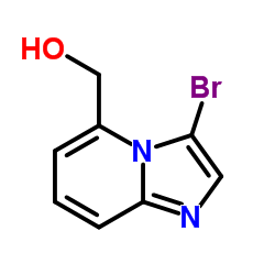 (3-Bromoimidazo[1,2-a]pyridin-5-yl)methanol Structure