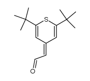 2-(2,6-di-tert-butyl-4H-thiopyran-4-ylidene)acetaldehyde结构式