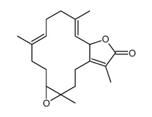 (+)-Isosarcophine Structure