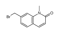 2(1H)-Quinolinone,7-(bromomethyl)-1-methyl-(9CI) structure