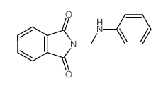2-(anilinomethyl)isoindole-1,3-dione结构式