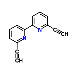 6,6'-Diethynyl-2,2'-bipyridine结构式