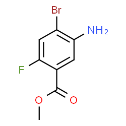 methyl5-amino-4-bromo-2-fluorobenzoate structure