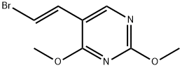 PyriMidine, 5-(2-broMoethenyl)-2,4-diMethoxy-, (E)- structure