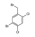 1-bromo-5-(bromomethyl)-2,4-dichlorobenzene结构式